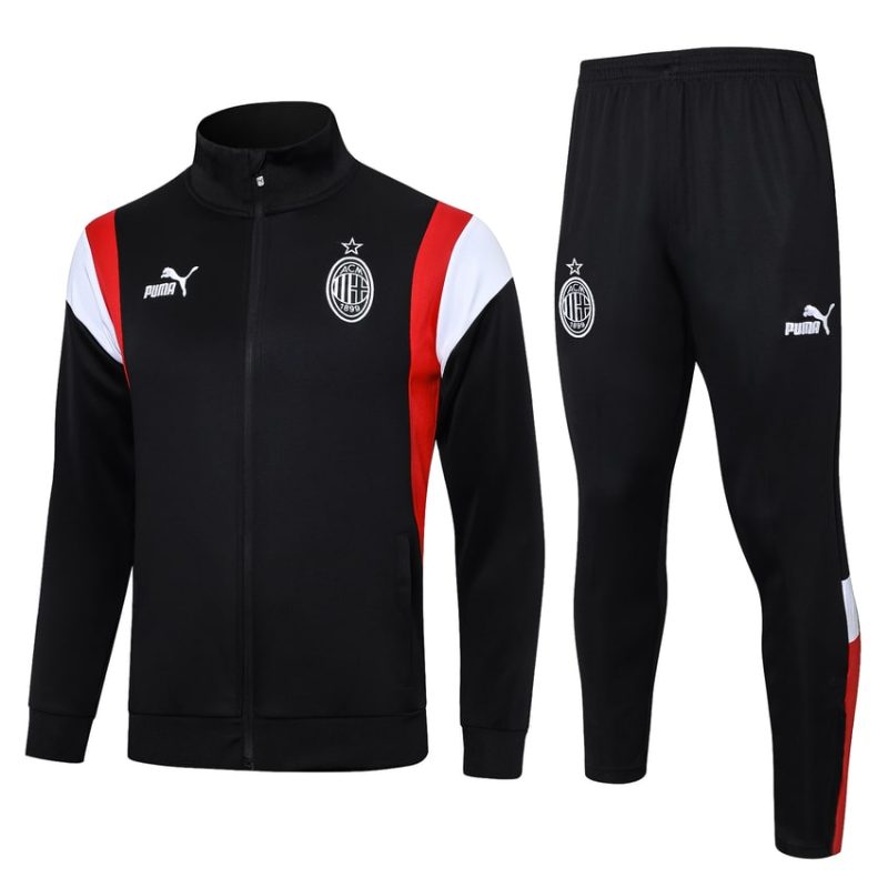 Survetement Milan AC Veste 2023 2024 Noir Survetement Milan AC Veste 2023 2024 Noir