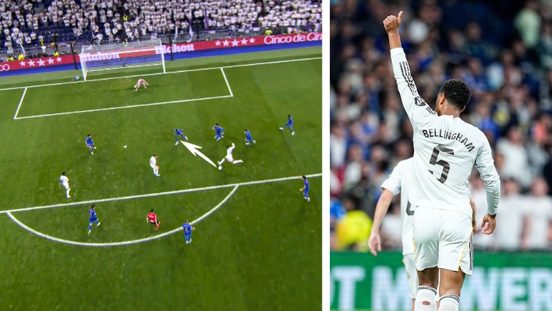 Bellingham ghi bàn ấn định tỉ số 2-0 giúp Real Madrid đánh bại Oviedo.